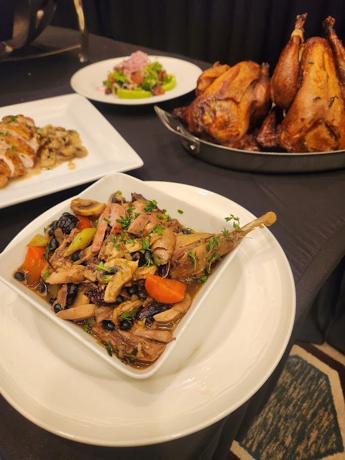 Photo of MacFarlane Pheasant Prepared by Chef Alonso Contrisciani