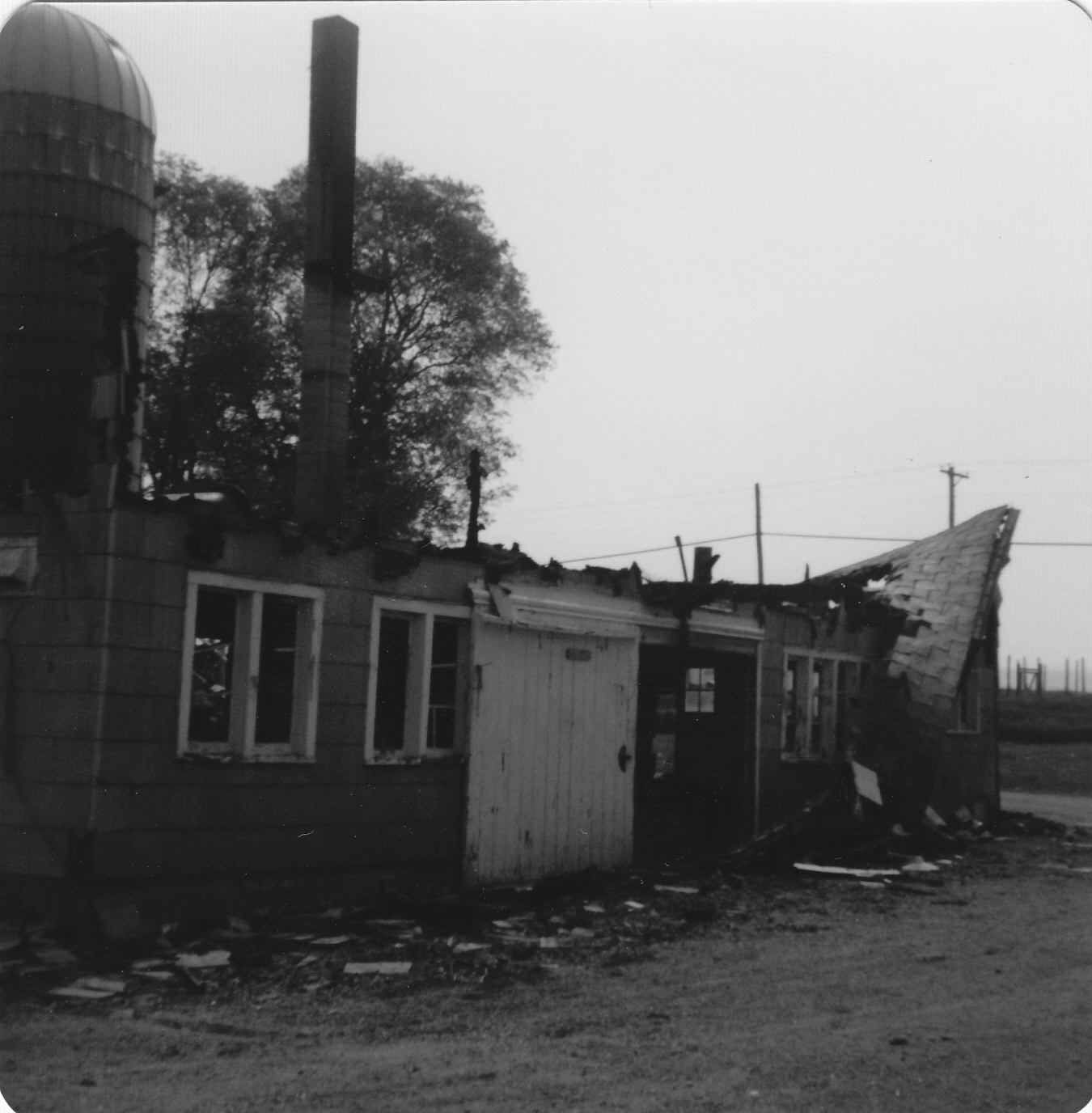 Photo of the day after the fire