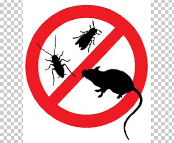 Pest control sign