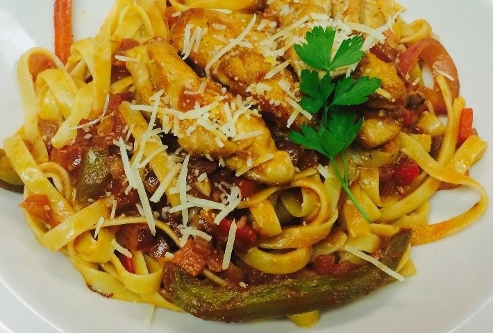 Smothered Pheasant in Bowl